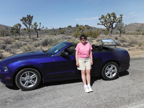 Argy and our desert ride!